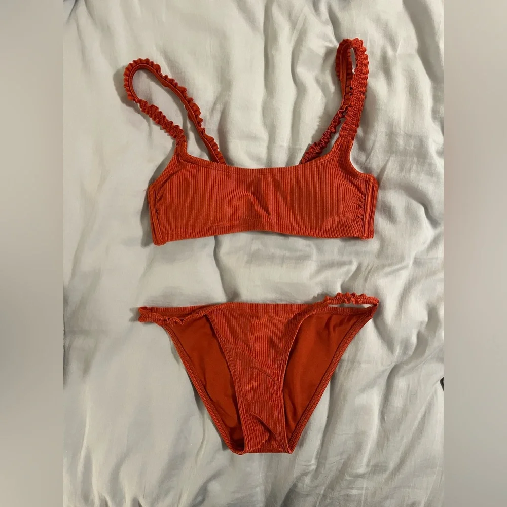 Orange/Red Bikini - Picture 1 of 4
